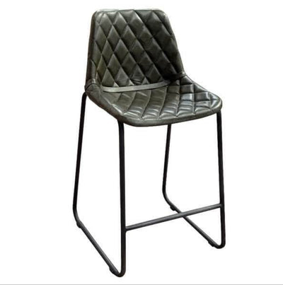 Special Buy—Leather Quilt Design Counter Stools