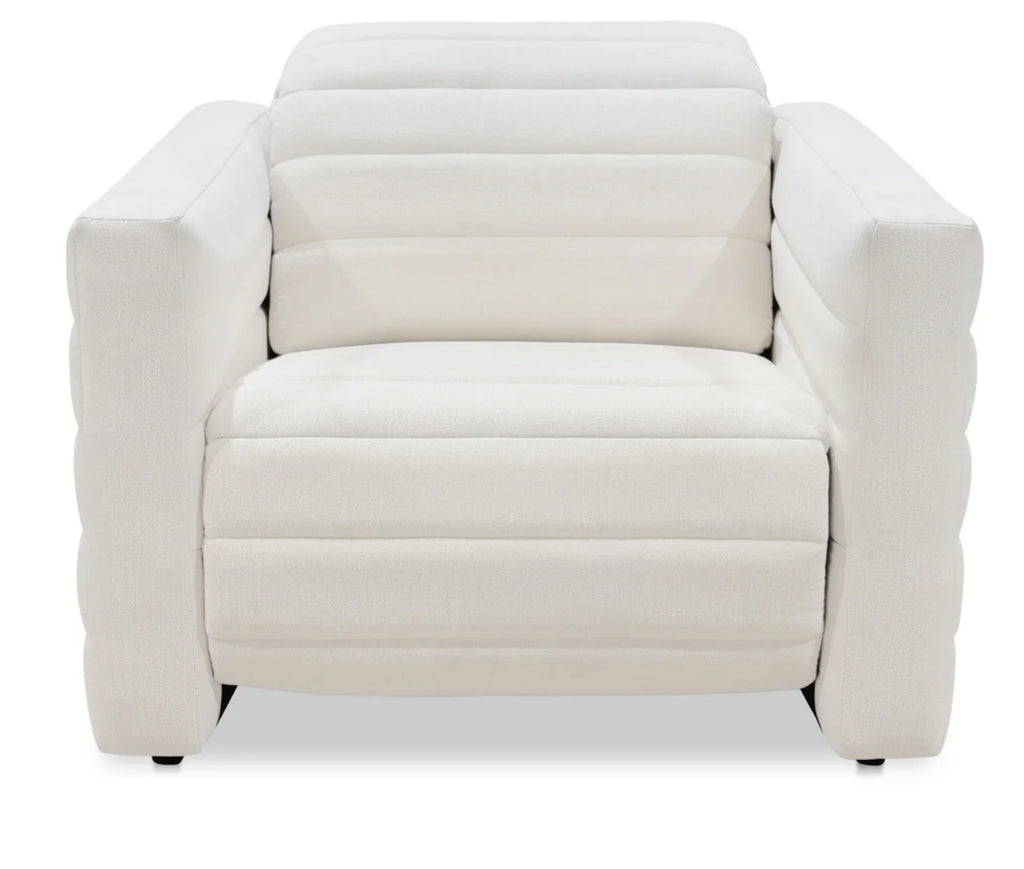 Juno Power Recliner Chair Off White