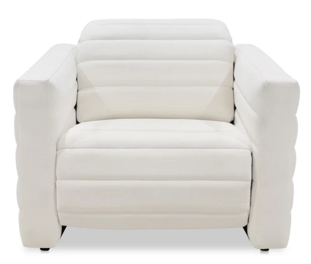 Juno Power Recliner Chair Off White