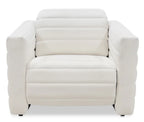 Juno Power Recliner Chair Off White