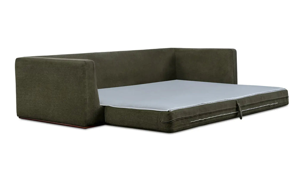 Rue Sleeper Sofa Deep Green