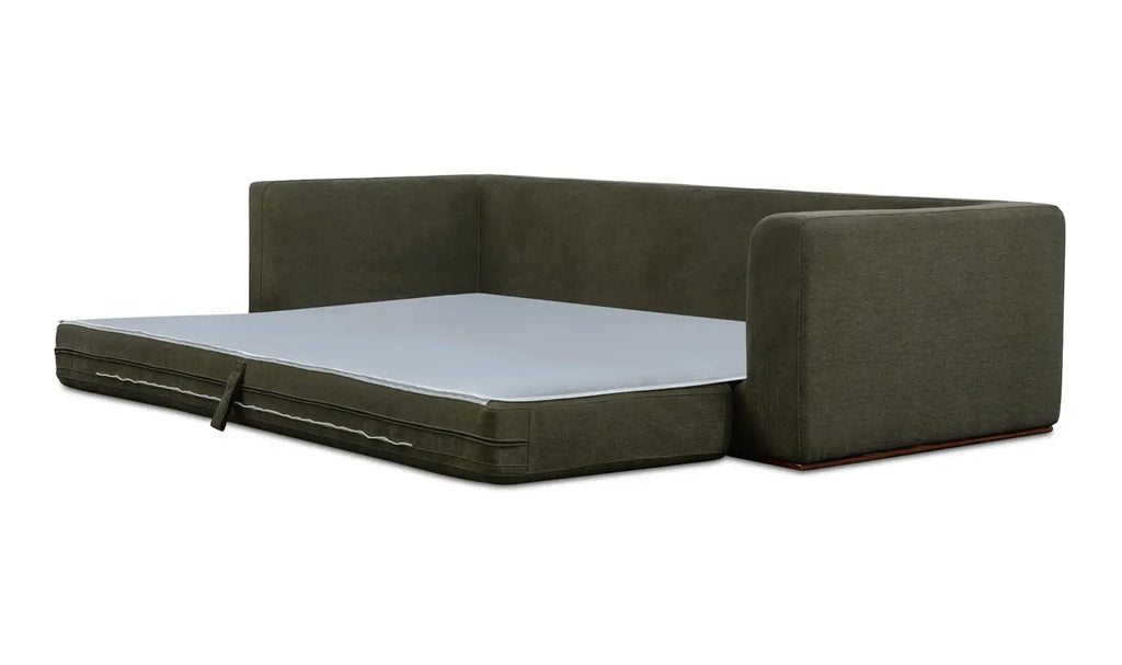 Rue Sleeper Sofa Deep Green