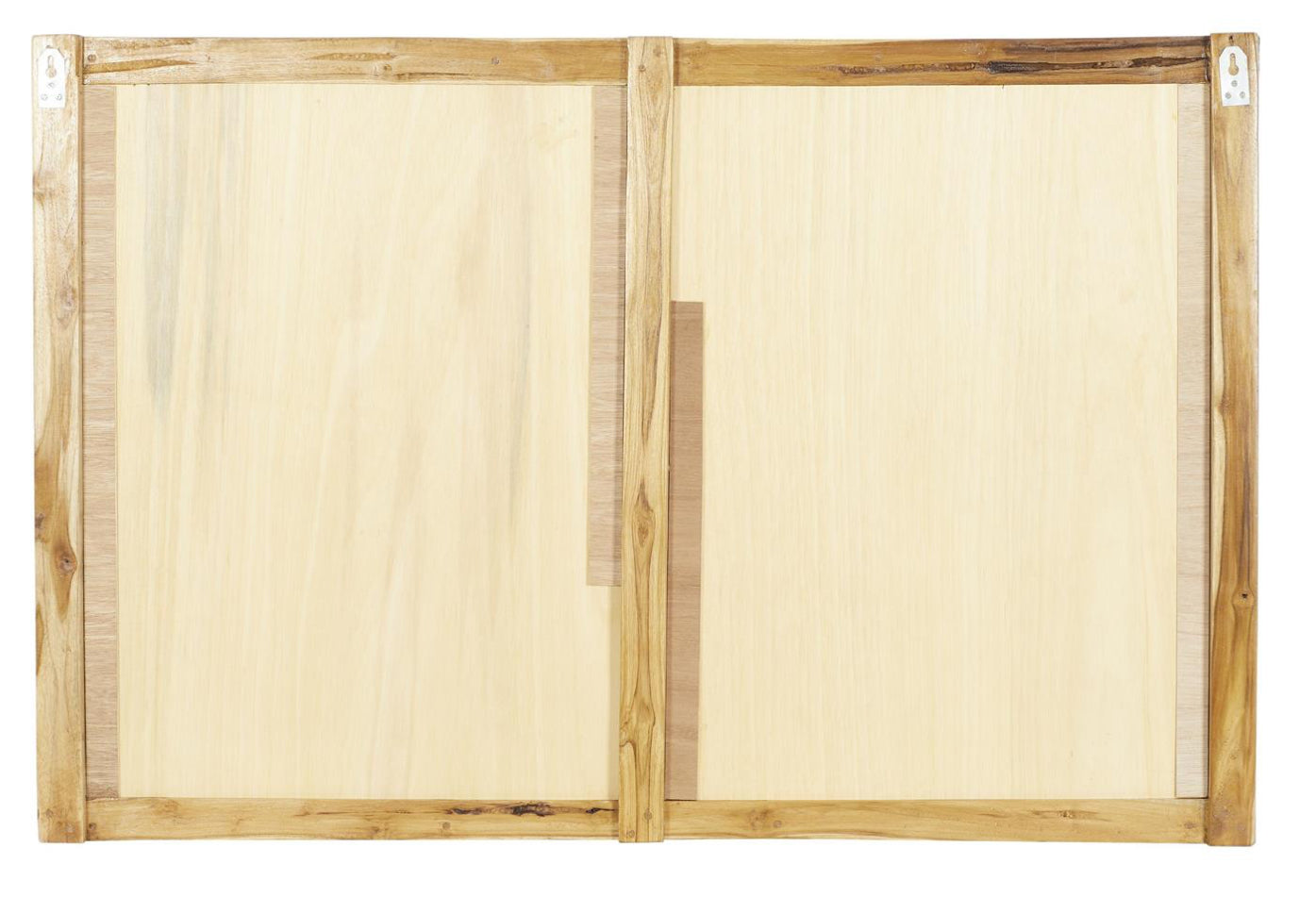 Brown Wood Abstract Live Edge Mirror