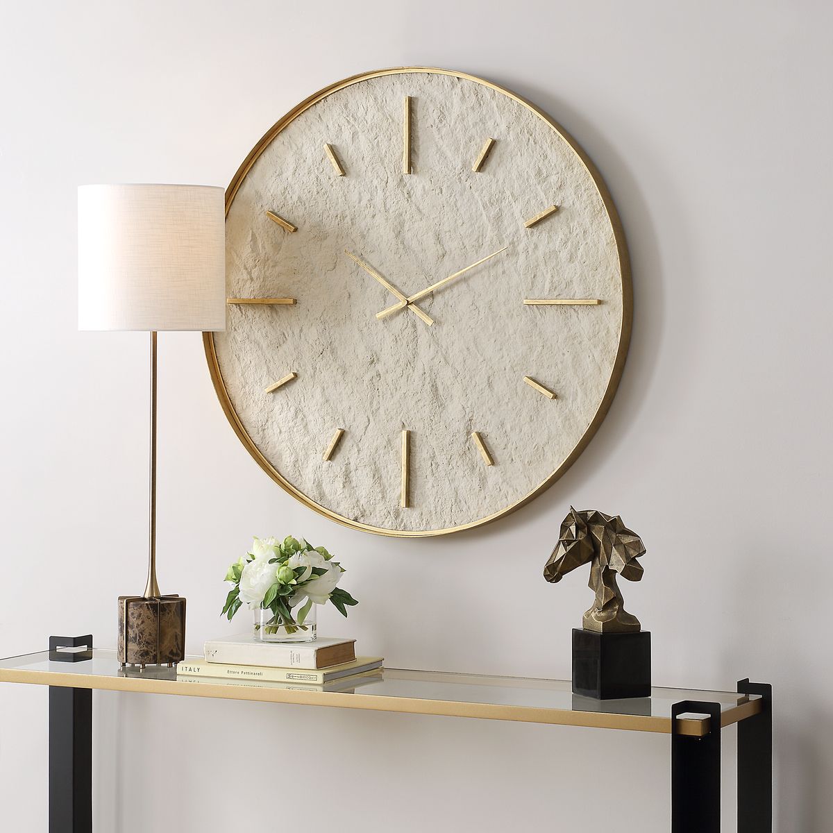 Stone Serenity Wall Clock