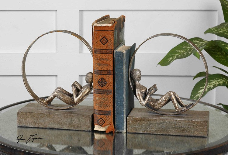Lounging Reader Bookend