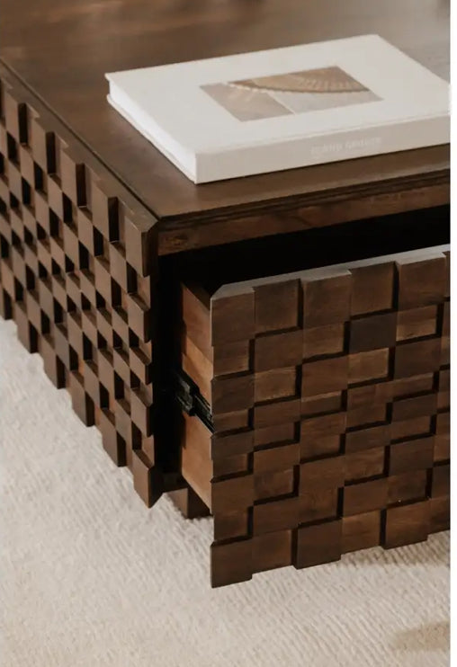 Easton Storage Coffee Table Brown