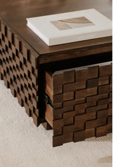 Easton Storage Coffee Table Brown