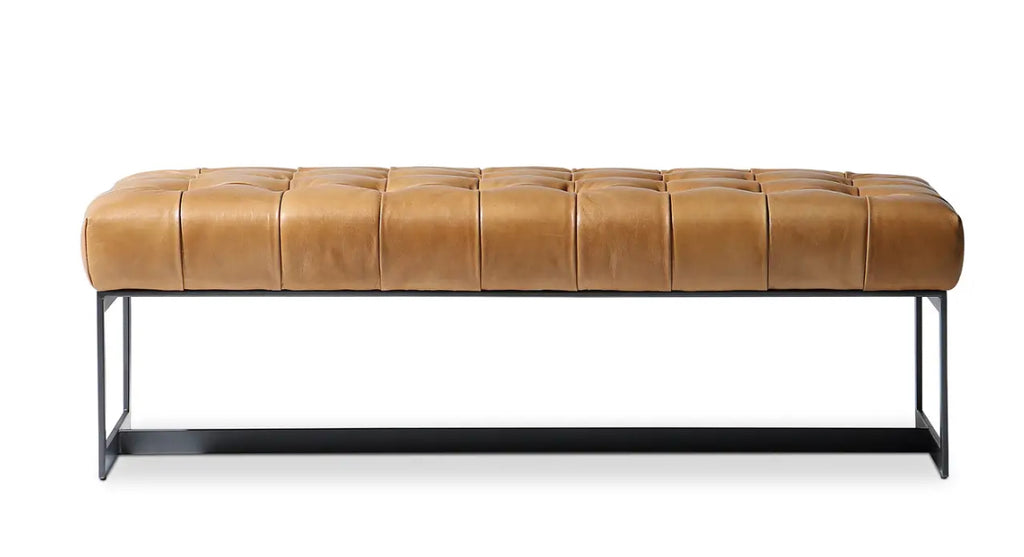 Wyatt Leather Bench