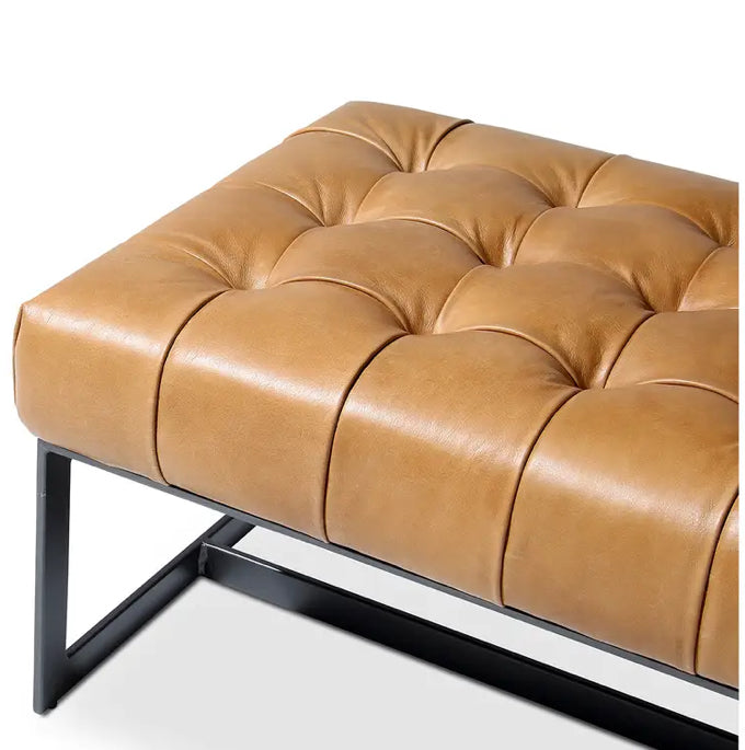 Wyatt Leather Bench