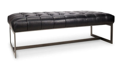 Wyatt Leather Bench