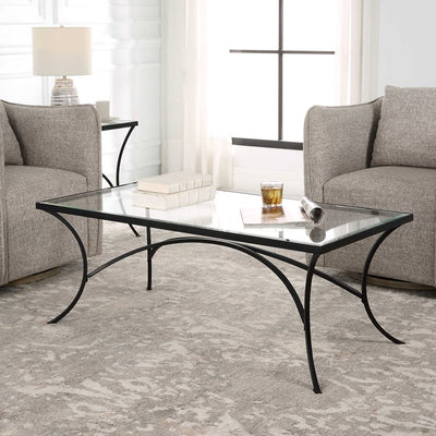 Alayna Coffee Table Gold/Black