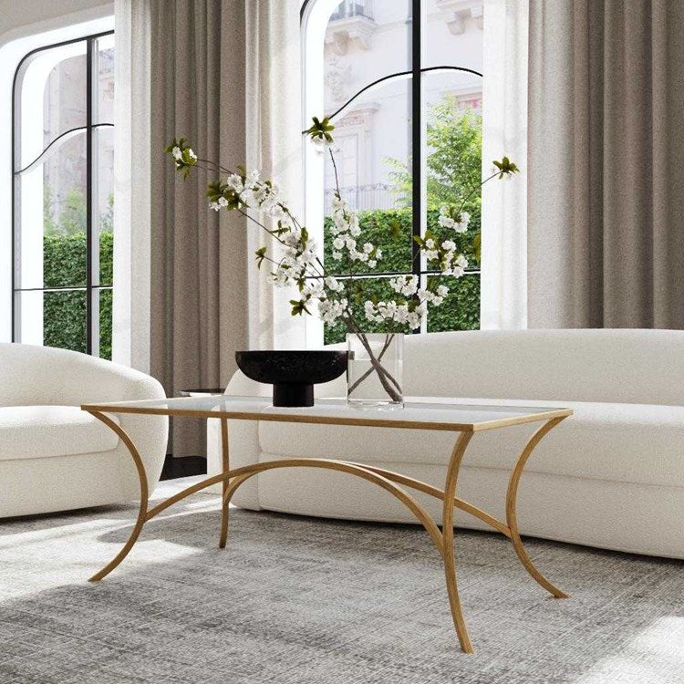 Alayna Coffee Table Gold/Black