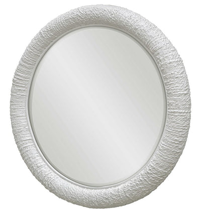 MARINER ROUND MIRROR, NATURAL/WHITE