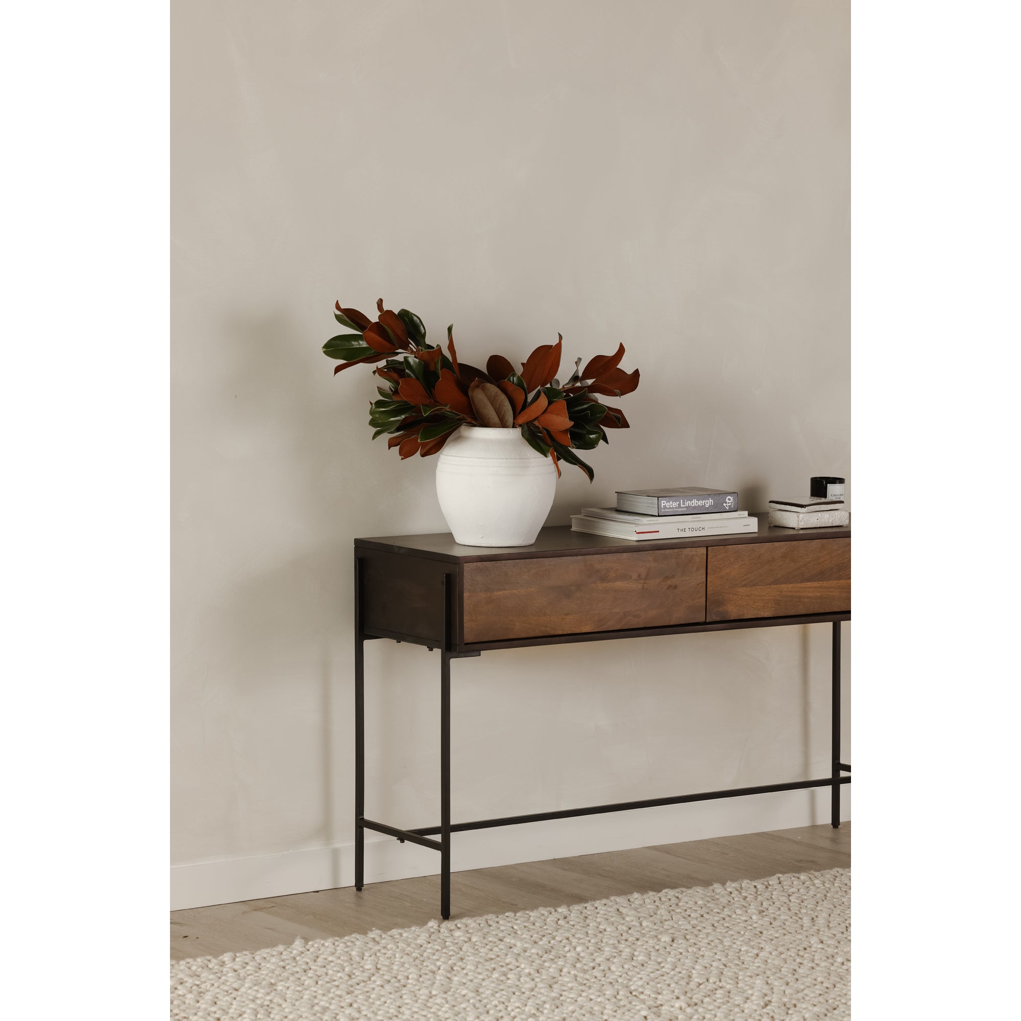 Tobin Console Table Light Brown