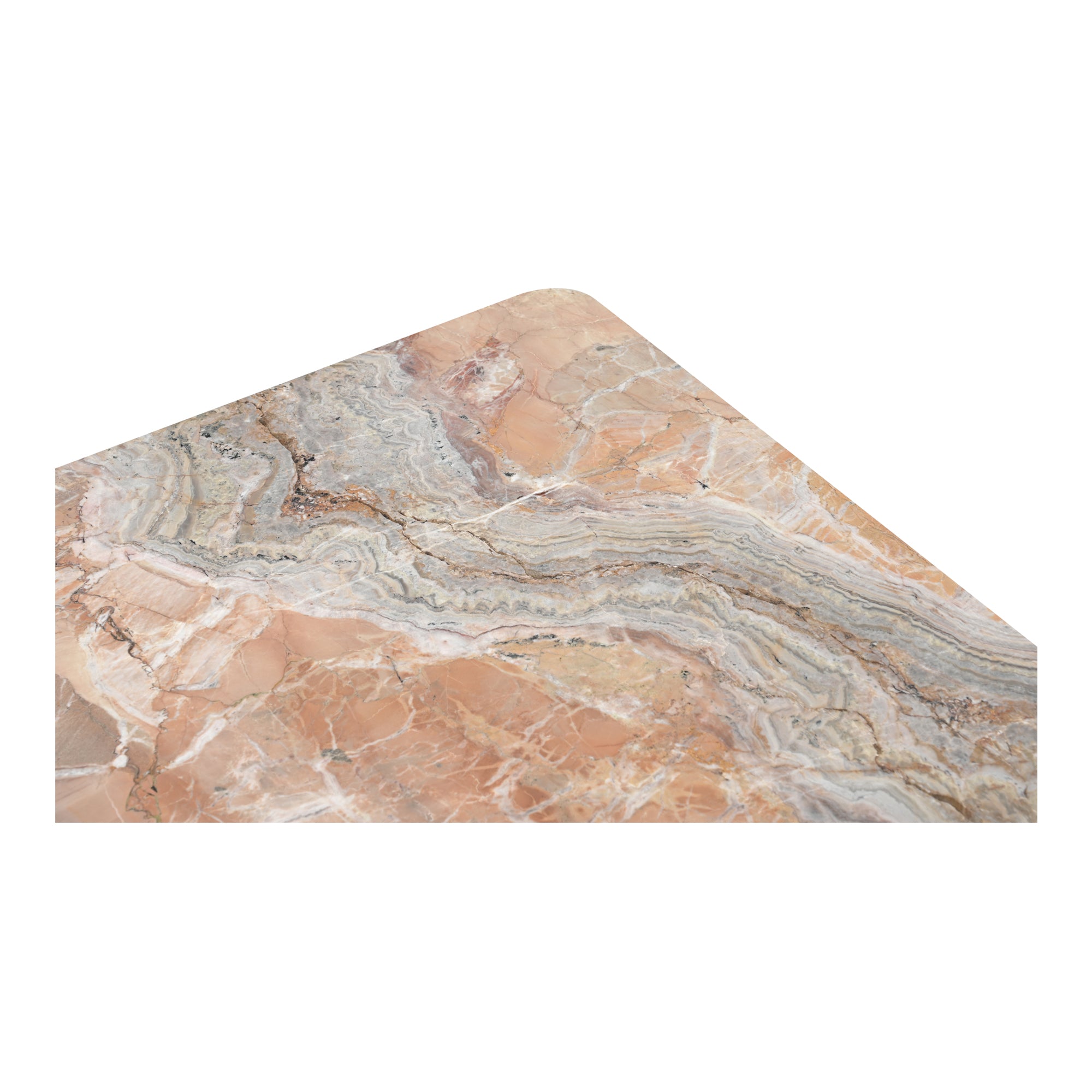 Segment Coffee Table Orange Levante Marble