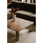 Segment Coffee Table Orange Levante Marble