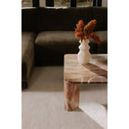 Segment Coffee Table Orange Levante Marble