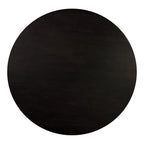 Povera Round Dining Table Black