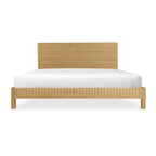 Povera Queen Bed Natural Oak