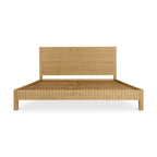 Povera Queen Bed Natural Oak