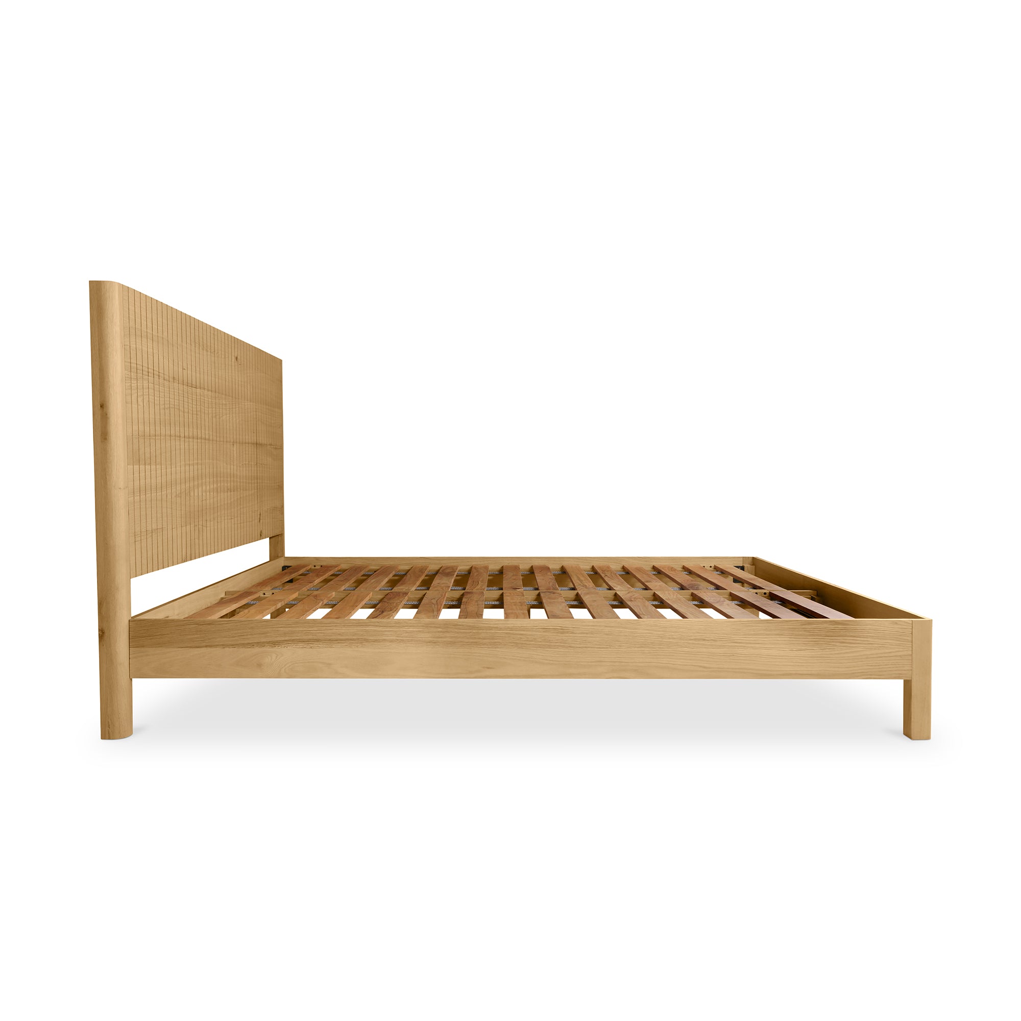 Povera Queen Bed Natural Oak