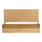 Povera Queen Bed Natural Oak
