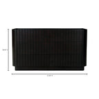 Povera 6 Drawer Dresser Black