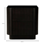 Povera Nightstand Black