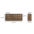 Bowen Sideboard Deep Brown
