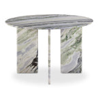 Celia Round Dining Table Green Onyx Marble