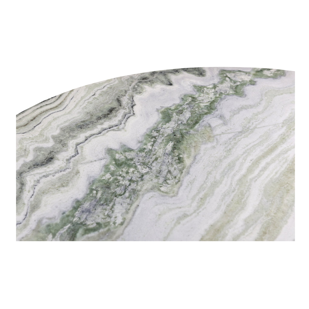 Celia Round Dining Table Green Onyx Marble