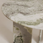 Celia Round Dining Table Green Onyx Marble