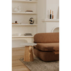 Evelyn Accent Table Ashen Grey Matrix Marble