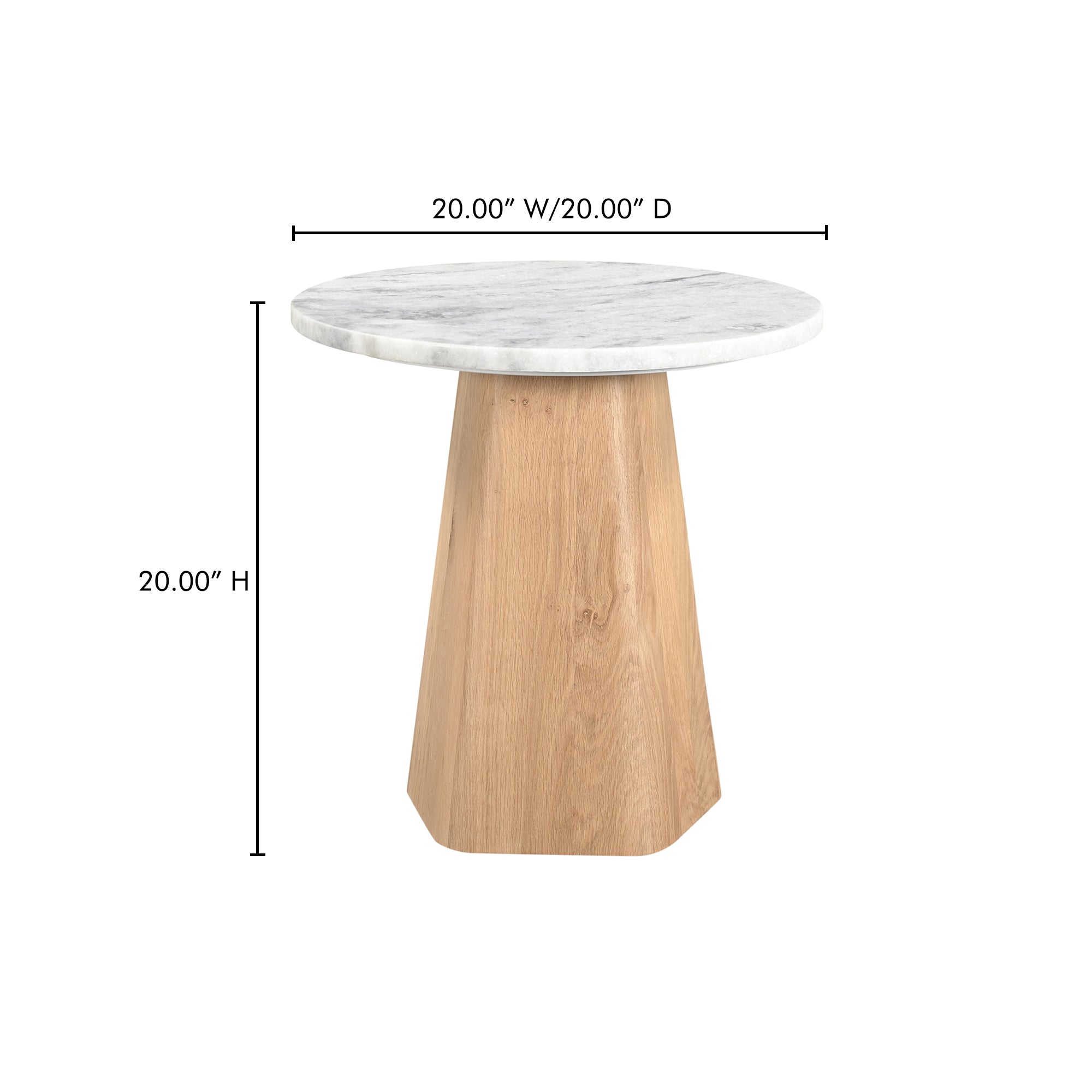 Evelyn Accent Table Ashen Grey Matrix Marble