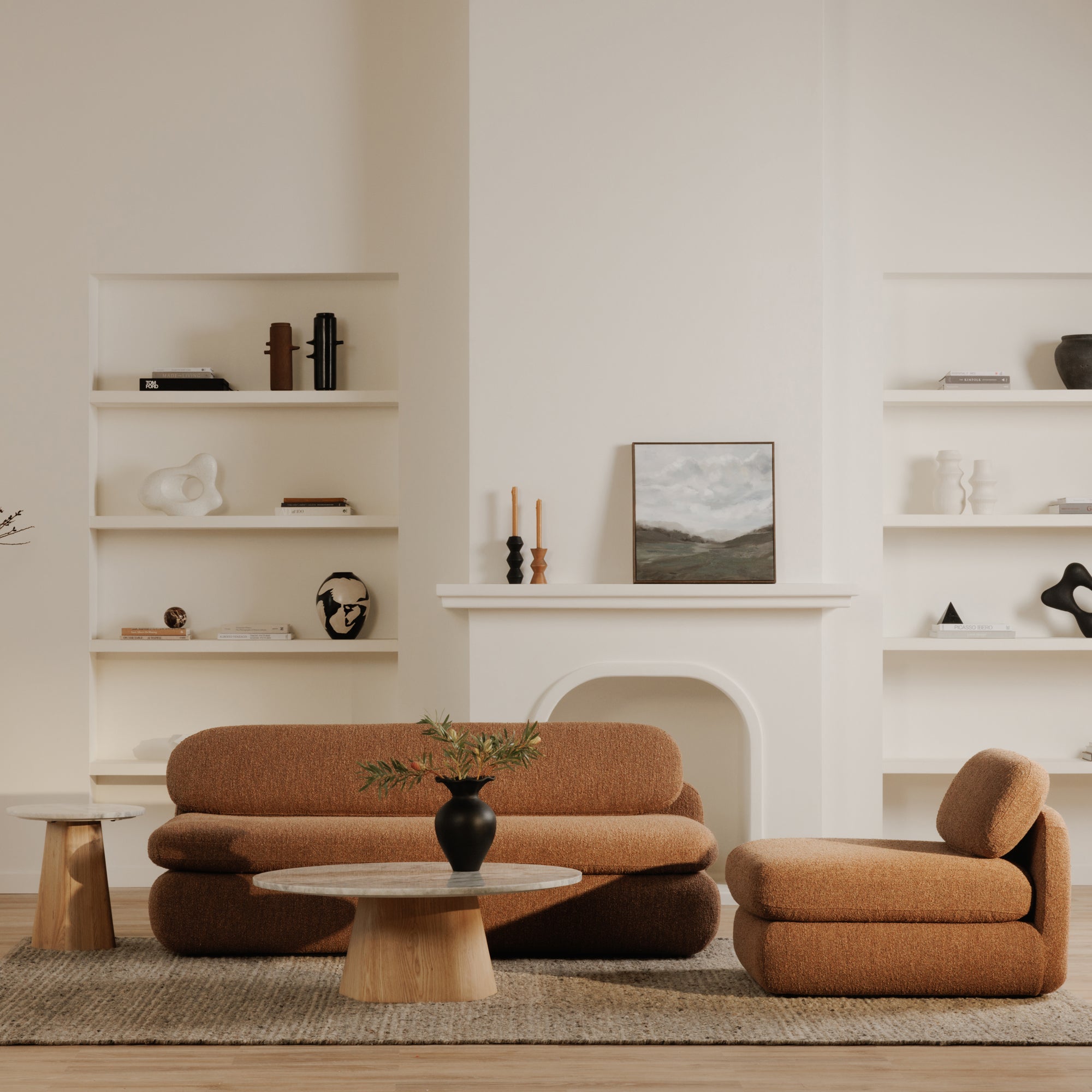 Evelyn Coffee Table Ashen Grey Matrix