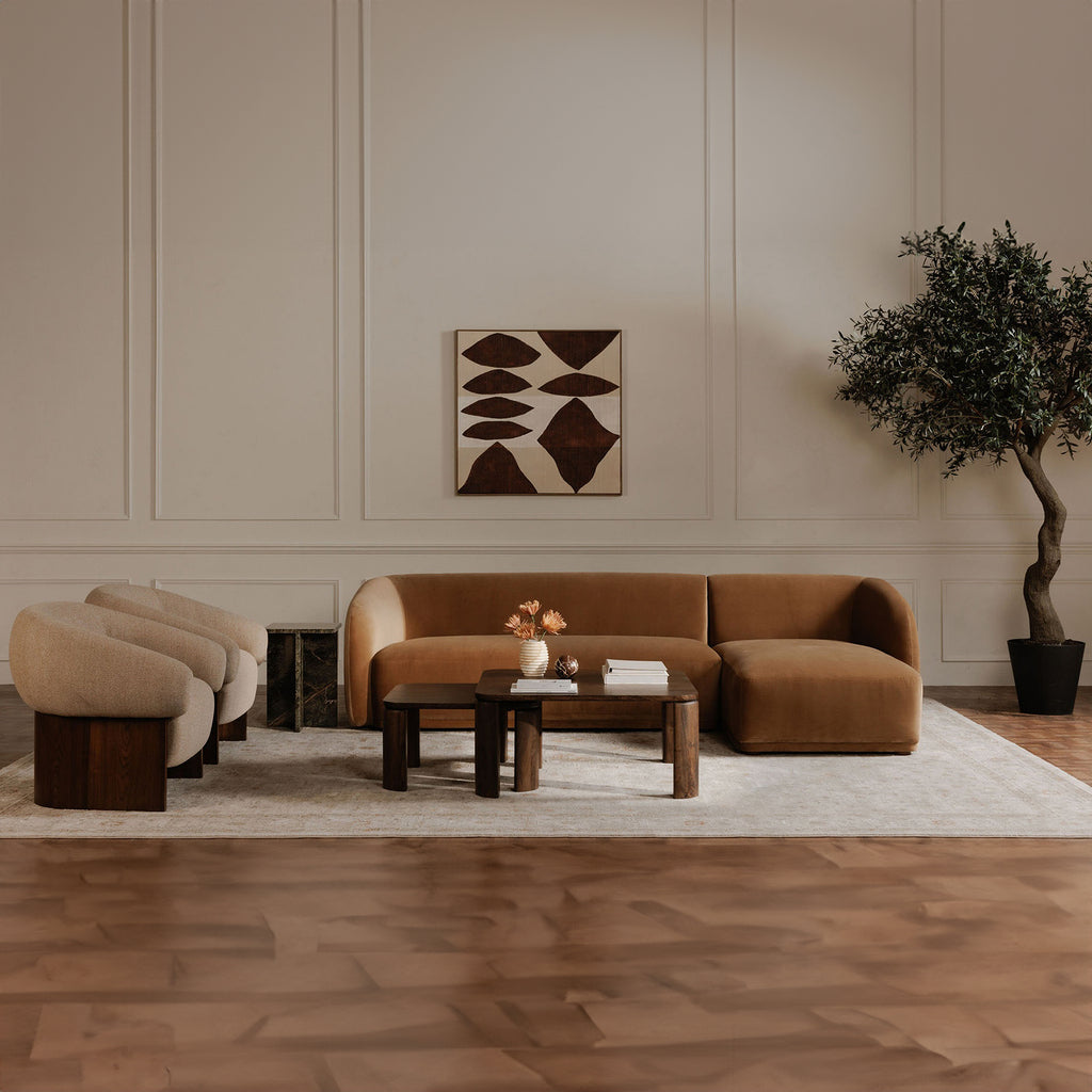 Bailey Nesting Coffee Table Deep Brown