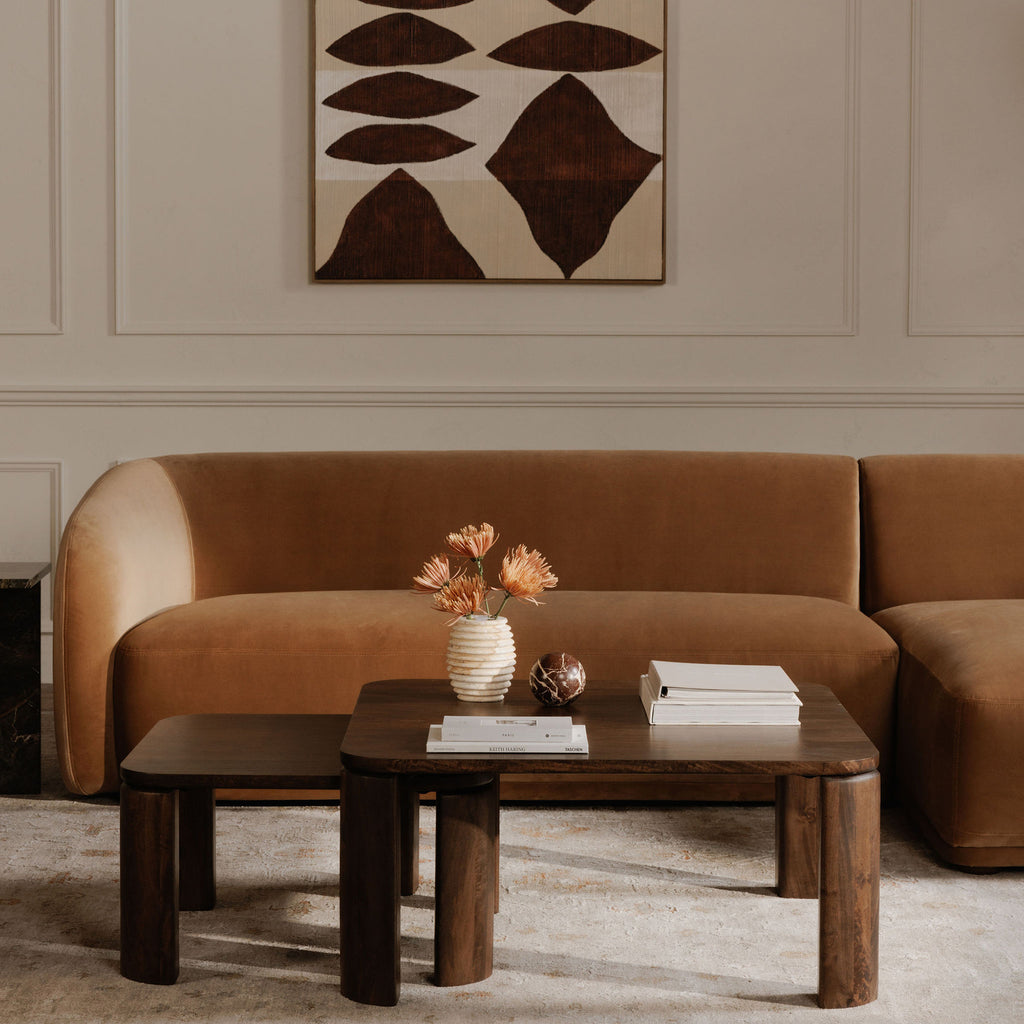 Bailey Nesting Coffee Table Deep Brown