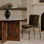 Stanley Dining Table White Marble