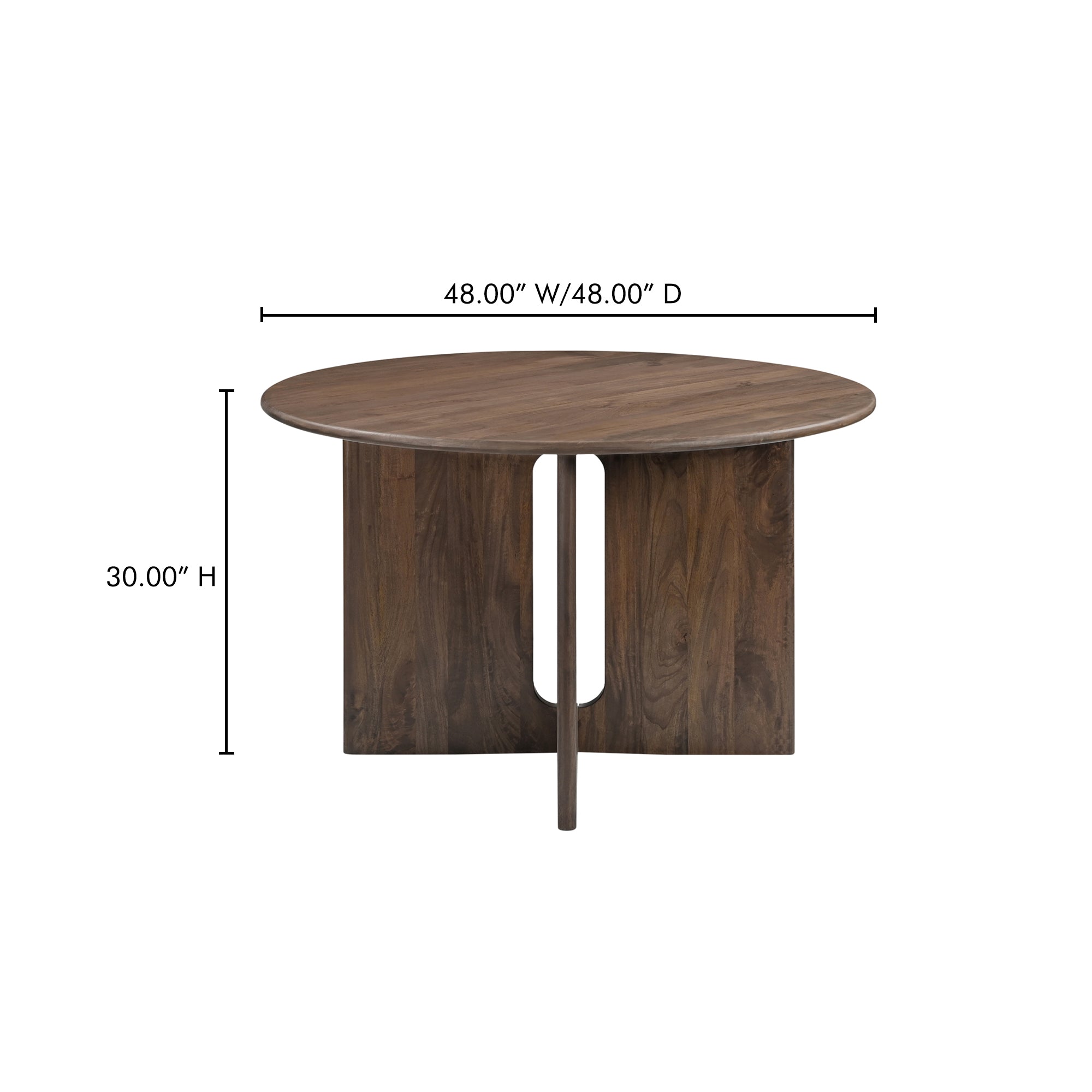 Stanley Dining Table Dark Brown