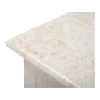 Forum Side Table Cream Beige Marble