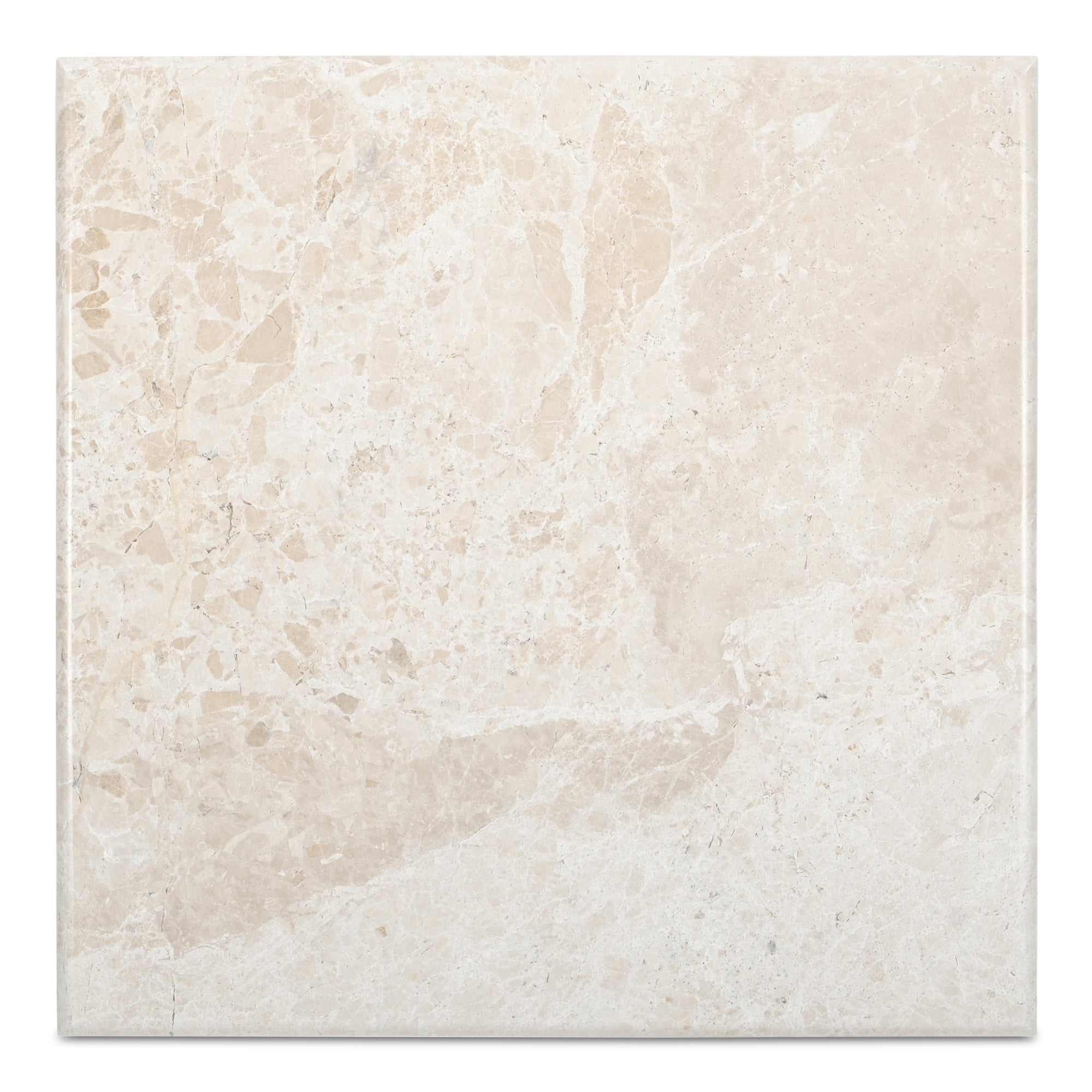 Forum Side Table Cream Beige Marble