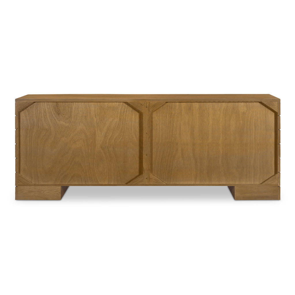 Gia 6 Drawer Dresser Brown