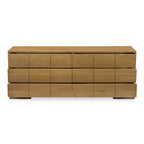 Gia 6 Drawer Dresser Brown