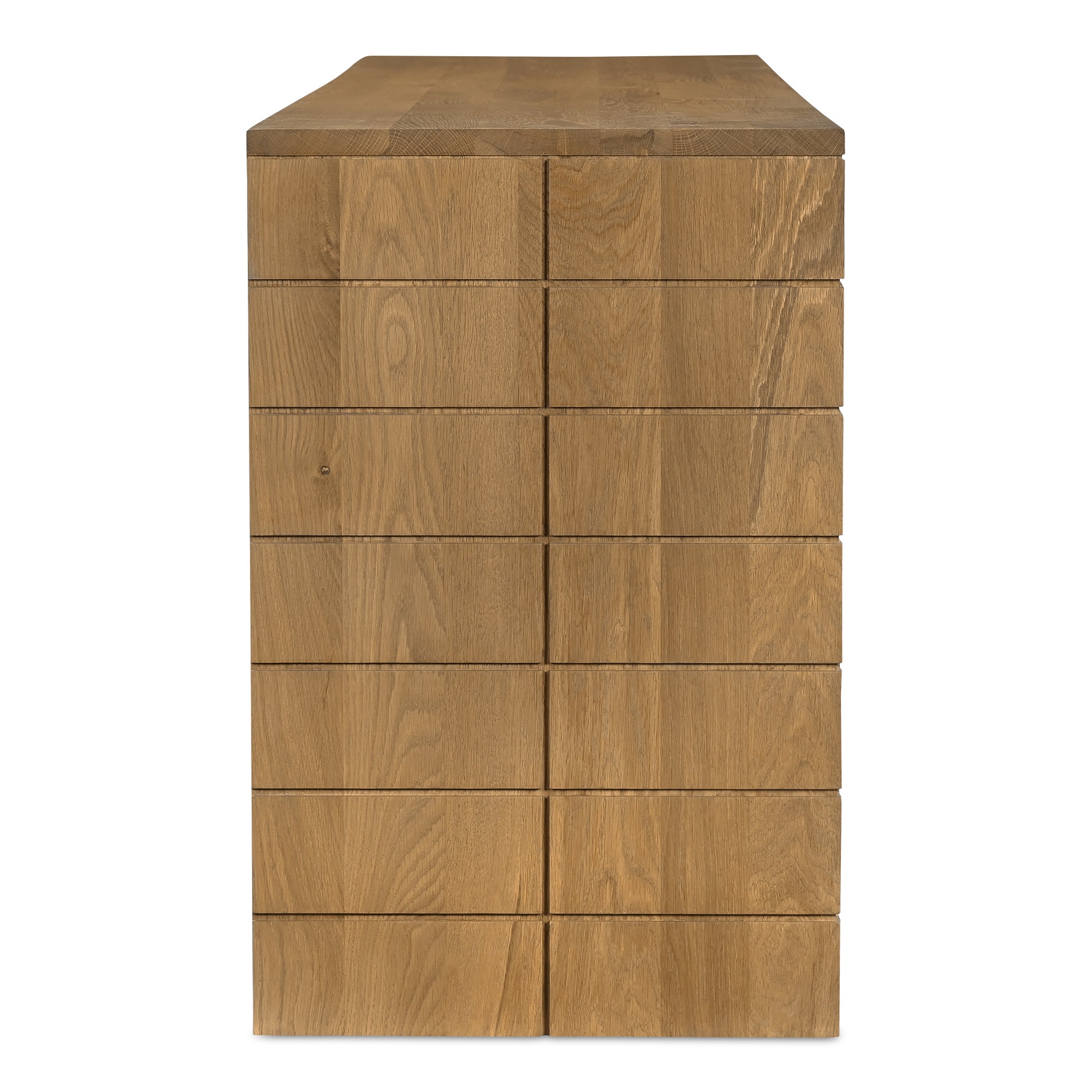 Gia 6 Drawer Dresser Brown