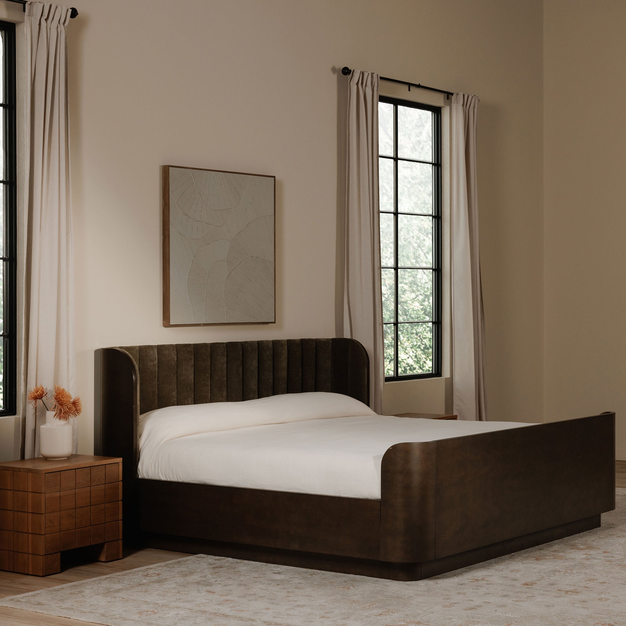 Gia Nightstand Brown