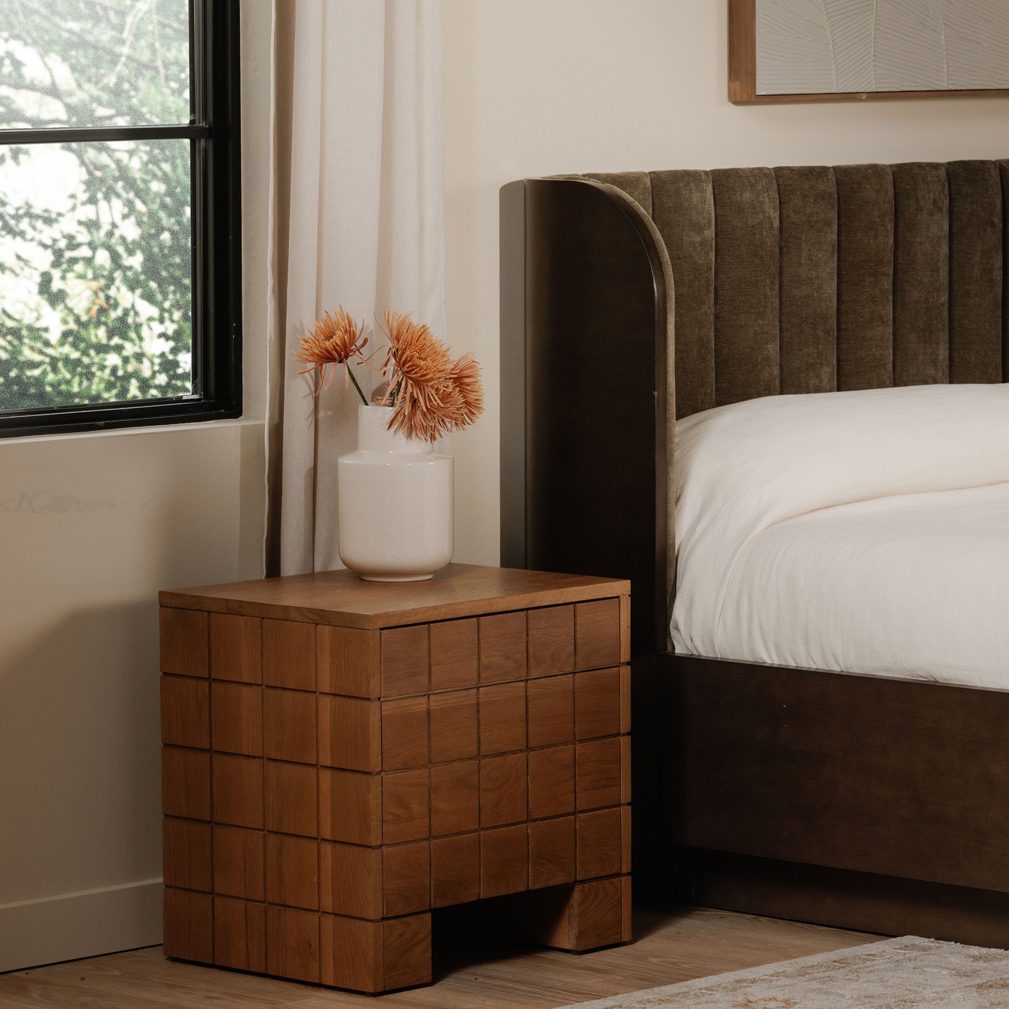 Gia Nightstand Brown