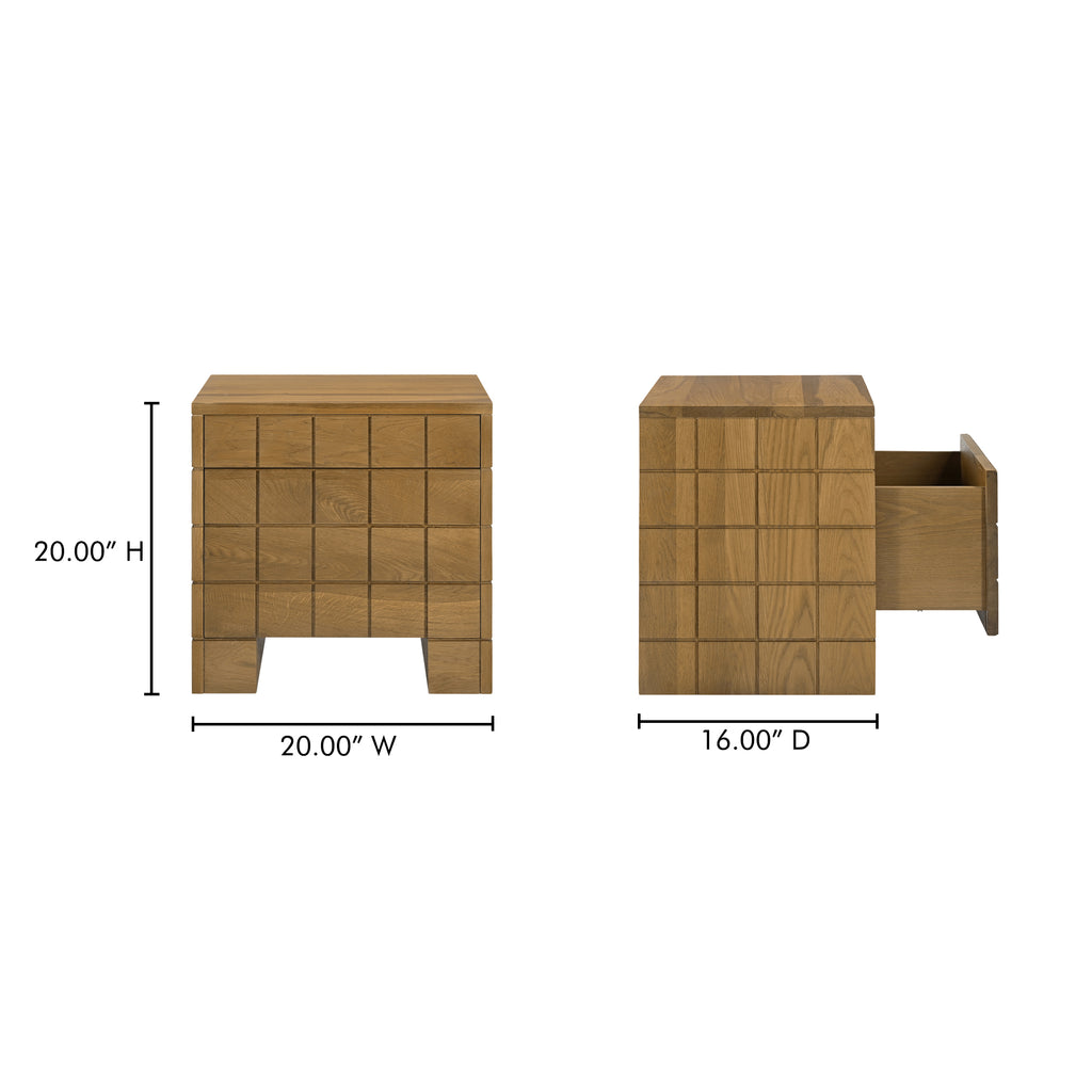 Gia Nightstand Brown