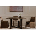 Joel Dining Table Dark Brown