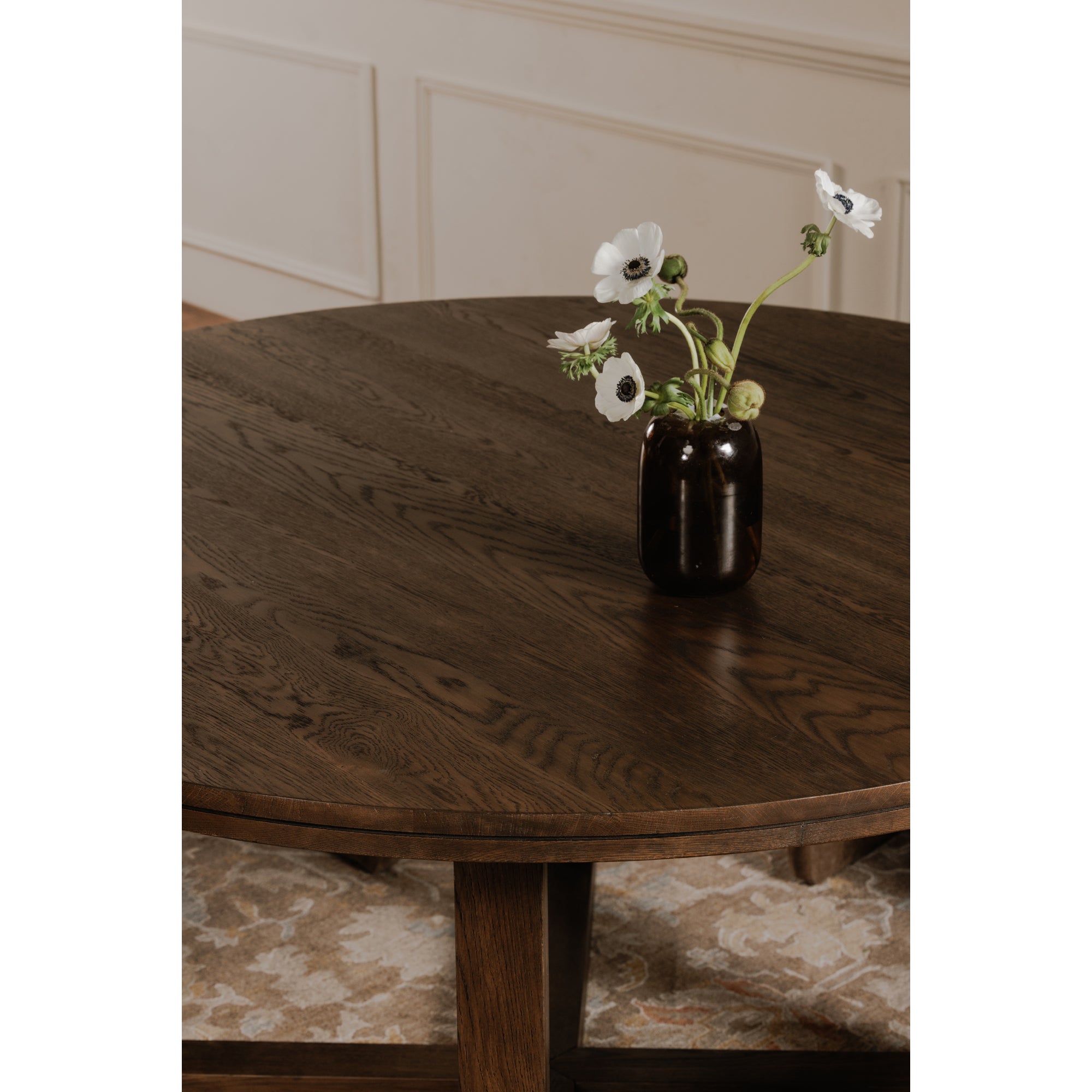 Joel Dining Table Dark Brown