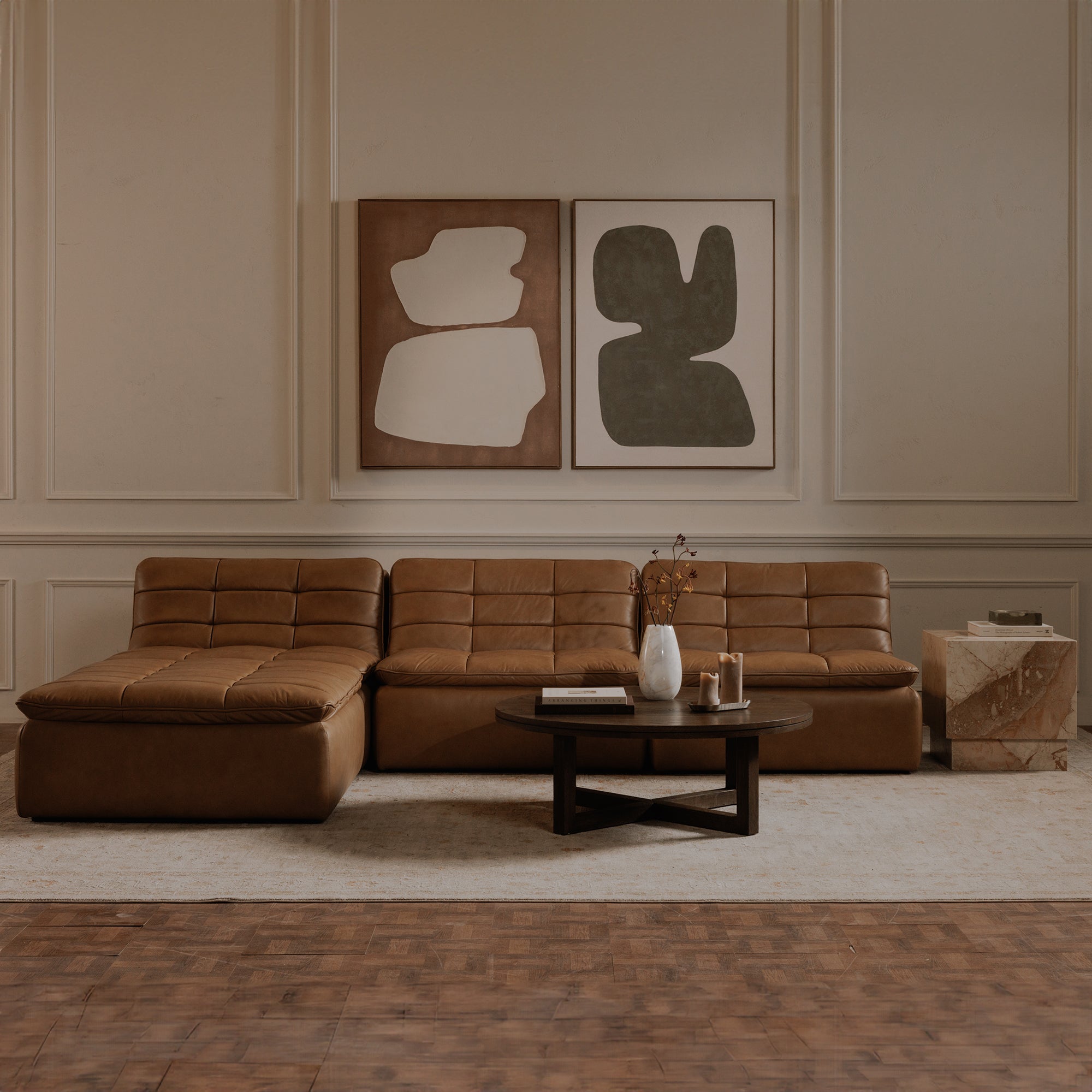 Joel Coffee Table Dark Brown